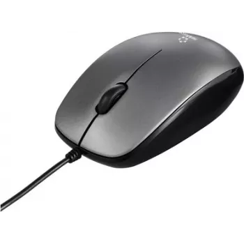 Renkforce RF-5805910 vadu optiskā pele, pelēka, 3 pogas, 1000 dpi, iebūvēts ritentiņš