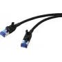 Renkforce RF-7116936 CAT 6a S/FTP tīkla kabelis, RJ45, 0,5 m, pelēks RAL 7035