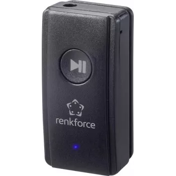 Renkforce RF-BAR-100 Bluetooth mūzikas uztvērējs, Bluetooth 4.2, 10 m diapazons, 3,5 mm ligzda, melns RF-4470378