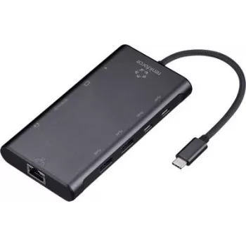 Renkforce RF-USBHA-500 10 portu USB 3.2 Gen 2 centrmezgls ar papildu USB-C ieeju (RF-6700434)
