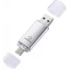 Renkforce RF-USBOS-230 64 GB USB 3.2 Gen 1 divu savienotāju USB-A/USB-C zibatmiņa, sudraba RF-6688140