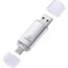 Renkforce RF-USBOS-240 USB zibatmiņa 128 GB sudraba USB-A un USB-C RF-7577906