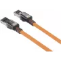 Renkforce RJ45 tīkla kabelis CAT 6a S/FTP 3 m oranžs ar Port Finder funkciju (RF-6609652)