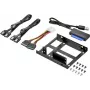 Renkforce SSD Kit DH06K divu 2,5 inch uz 3,5 inch disku montāžas rāmis, metāls, melns