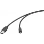 Renkforce USB 2.0 kabelis USB-A male uz USB Micro-B male 3 m melns RF-6830434