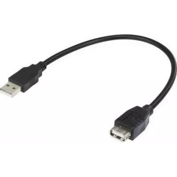 Renkforce USB 2.0 Gooseneck pagarinājuma kabelis 0.16 m melns 1333151