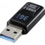 Renkforce USB 3.2 Gen 2 adapteris, USB-A tēviņš uz USB-A mātīti, 10 Gbps, melns RF-6826676