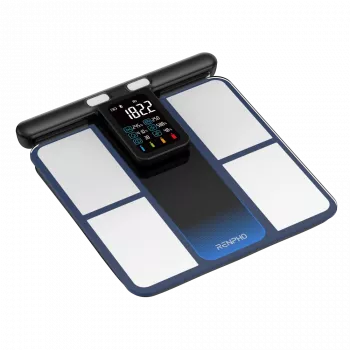 RENPHO Morpho Scan MSC01 Ķermeņa sastāva svari ar ievelkamu rokturi, Wi-Fi & Bluetooth, Melns