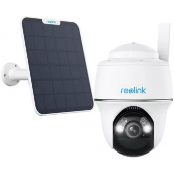 Reolink Go Series G430 5MP 4G LTE saules enerģijas āra novērošanas kamera ar personu/transportlīdzekļu noteikšanu un 7800mAh akumulatoru