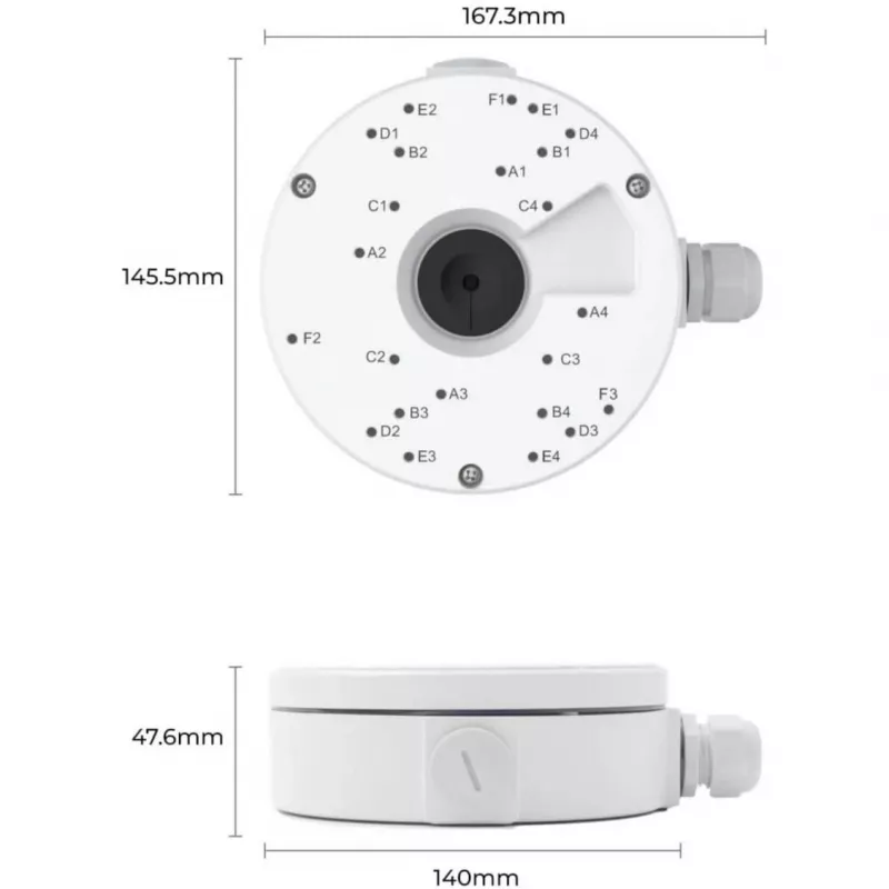 Reolink Junction Box RLA-JBL1 (Balts)