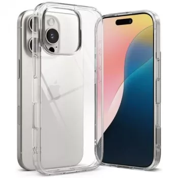 Ringke Fusion Clear Case iPhone 16 Pro Max – Caurspīdīgs hibrīda aizsargvāciņš