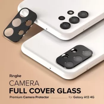 Ringke Galaxy A13 4G kameras stikla aizsargs Full Cover (3 iepakojumā) Melns