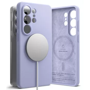 RINGKE Silicone Magnetic MagSafe Case for Samsung Galaxy S26 Ultra - Lavender