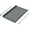 Rittal 19 collu izvelkamais plaukts TS, PC-TS, IW skapjiem, 600 mm dziļums, 40 kg, šīfera pelēks RAL 7015 6902.960