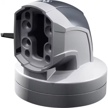 Rittal 90° leņķa savienotājs System 60 atbalsta sviras pieslēgumam Ø 130 mm - CP 6206.380, presēts alumīnijs/cinks, plastmasa