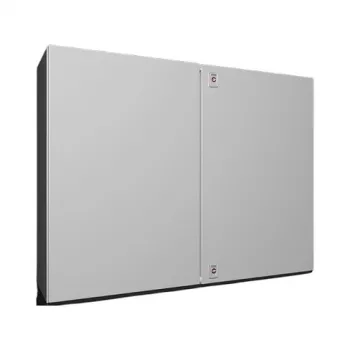 Rittal AX kompaktais sadales skapis ar 2 durvīm, 1000x760x300 mm, lokšņu tērauds, RAL 7035, IP66