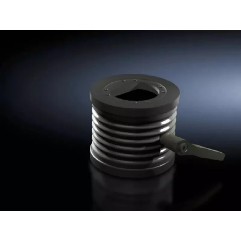 Rittal CP regulējams slīpuma adapters ±45° Ø 130 mm, alumīnija liešana, grafīta pelēks RAL 7024 6206.420