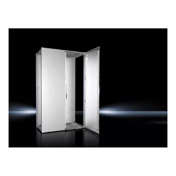 Rittal VX Baying Enclosure System, 2-Door, 1200x2000x600 mm, Light Grey