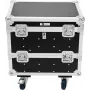 ROADINGER Flight Case 8x Eurolite IP PIX Strobe RGB CW+WW ar riteņiem 64x46.5x56.5cm