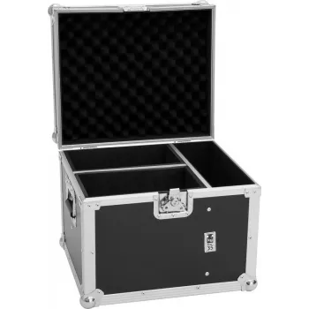 ROADINGER Flightcase 2 x CAT-80 Beam efektiem, 50 kg, melns laminēts, 47,5 x 41,5 x 42,5 cm