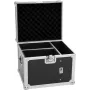 ROADINGER Flightcase 2 x CAT-80 Beam efektiem, 50 kg, melns laminēts, 47,5 x 41,5 x 42,5 cm