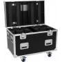 ROADINGER Flightcase 4x LED IP TMH-H420 Wash Moving Heads ar riteņiem
