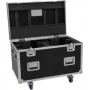 ROADINGER Flightcase Highline 2x DMH-380 ar ritenīšiem, melna, 100 kg, 100x60x73 cm