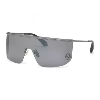 Roberto Cavalli SRC012M99530X Unisex Sunglasses - Oversized Square Frame with UV400 Protection