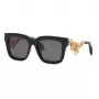 Roberto Cavalli SRC041M520700 Unisex Saulesbrilles - Melns Rāmis, Pelēki Gradienta Lēcas 52mm