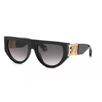 Roberto Cavalli SRC040S54700Y sieviešu tauriņveida saulesbrilles, Havana rāmis, brūns gradients, 54mm