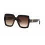 Roberto Cavalli SRC108-5204BL sieviešu kaķa acs saulesbrilles, zila Havana rāmja, gradienta zilas lēcas, 52mm