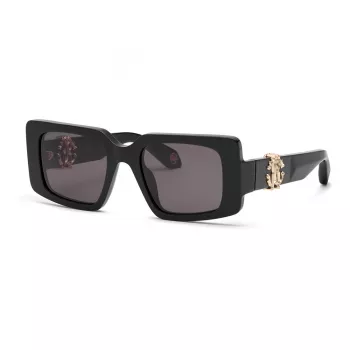 Roberto Cavalli sieviešu saulesbrilles SRC039M510700 Butterfly rāmis, pelēkas gradienta lēcas 51mm
