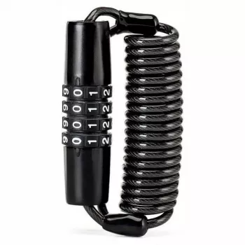 ROCKBROS T609 Velosipēda slēdzene ar 1.5 m kombinācijas trosi - Melna