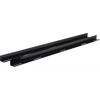 Rockstable 19 inch L-Atbalsta Sliedes 1200mm Dziļumam - Rack Sliedes Komplekts - Melns - Tērauds - 48,3 cm (19 Collas) - 35 mm - 950 mm