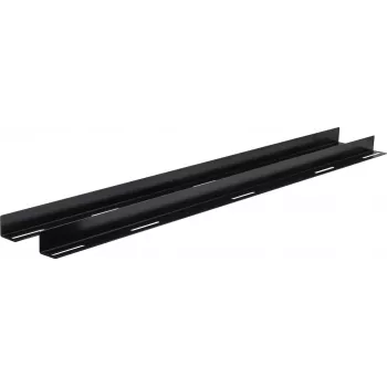 Rockstable 19 inch L-Atbalsta Sliedes 1200mm Dziļumam - Rack Sliedes Komplekts - Melns - Tērauds - 48,3 cm (19 Collas) - 35 mm - 950 mm