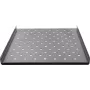 Rockstable 1U 19 collu fiksēts statīva plaukts, 690 mm dziļš, tērauds, melns, 50 kg slodzes ietilpība (RS19-FH69)