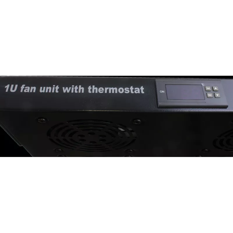 Rockstable 1U 19 collu statīva ventilācijas iekārta - dzesēšanas ventilators - iebūvēts aksiālais ventilators - 440 m³/h - tērauds - melns - 1 gab. (RS19-FT1U4TM)