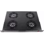 Rockstable 1U 19 collu ventilācijas bloks RS19-FT1U4TM