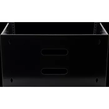 Rockstable 6U 19-Inch Wall Mount Frame - Mounting Kit - SPCC Steel - Black - 1 Piece - 3,86 kg (RS19-WMB6)