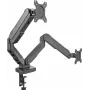 Rockstable RS-MM007 Advanced Dual Monitor Mount - Clamp / Grommet - 13 kg - 15-27 inches - 100x100 mm - Black