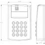 ROGER PR602LCD-DT-O tīkla piekļuves kontrolleris ar LCD, RACS 5, 4000 lietotājiem
