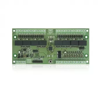 ROGER XM-8DR-BRD I/O paplašinātāja modulis, 8 ieejas, 8 releju izejas, RS485