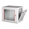 ROLINE 19 collu sienas skapis Basic Plus 9U, 600x450 mm (WxD), pelēks
