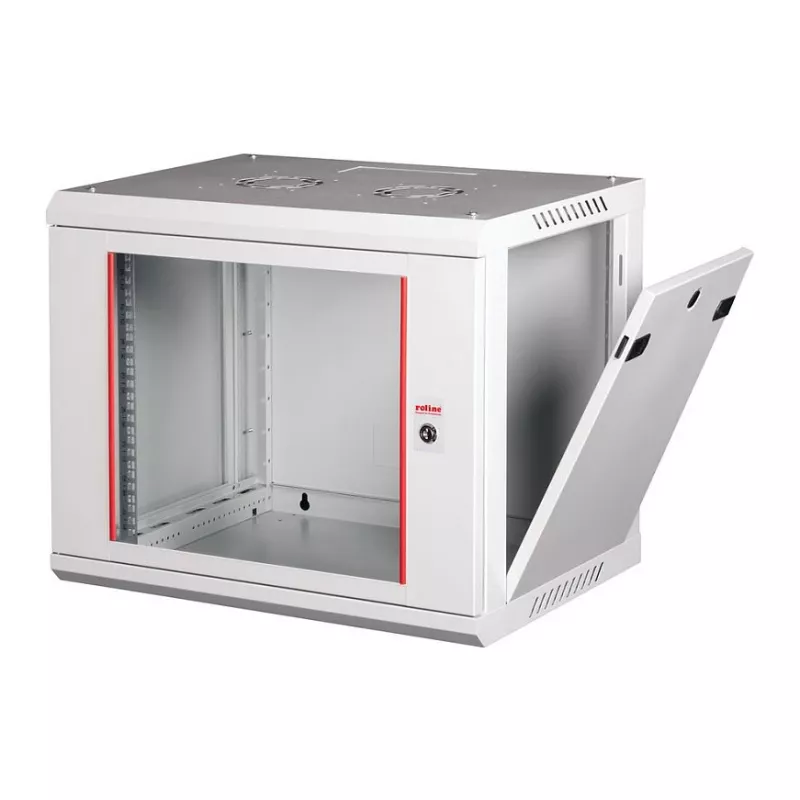 ROLINE 19 collu sienas skapis Basic Plus 9U, 600x450 mm (WxD), pelēks