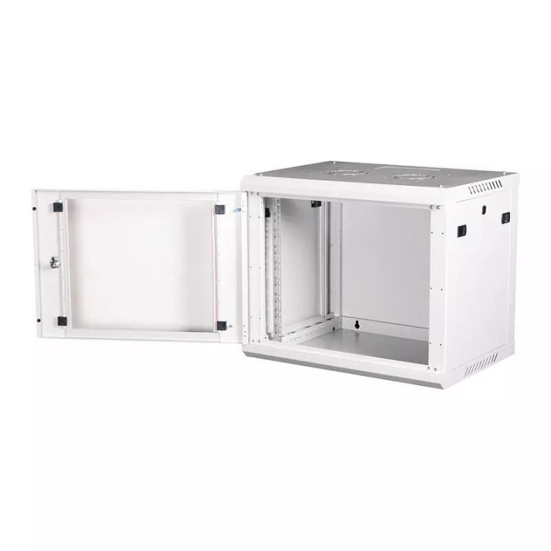 ROLINE 19 collu sienas skapis Basic Plus 9U, 600x450 mm (WxD), pelēks
