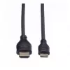 ROLINE HDMI High Speed kabelis ar Ethernet, HDMI Type A spraudnis uz Mini HDMI spraudnis, 2 m, 11.04.5580