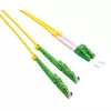 ROLINE OS2 vienmoda duplex optiskās šķiedras savienojuma kabelis, LSH/APC uz LC/APC, 9/125µm, LSOH, dzeltens, 2m