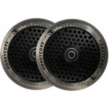 Root Industries Honeycore Clear Wheels 120mm Black