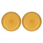 ROSE&TULIPANI Set of 2 Concerto Ocra Round Bowls - Yellow, 30 cm