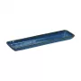 ROSE&TULIPANI Set of 4 Rectangular Trays Concerto Blu Avio - Navy Blue, 32 x 8 cm